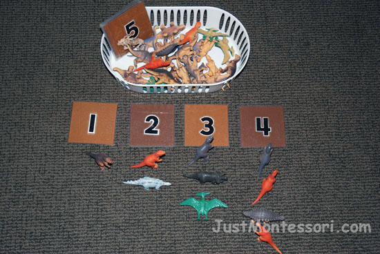 Dinosaur Counting 1-10