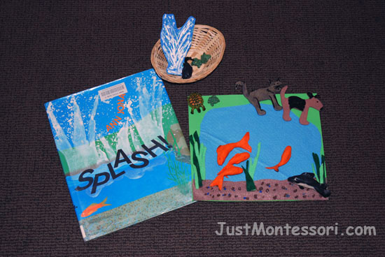 Splash Book with Props (Book on the shelf)