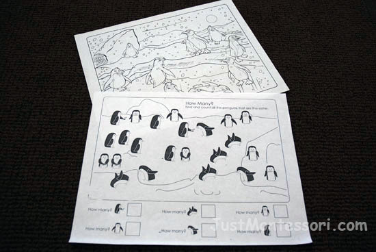 Penguin Coloring Pages