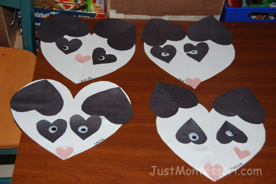 Panda Heart Art