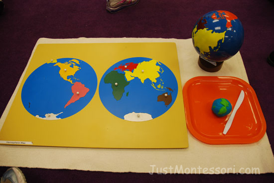 Hemisphere Map Lesson