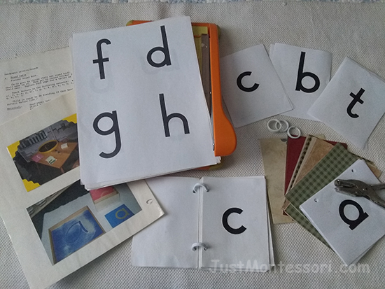Each school year I make sets of letter sound booklets for the children. More details of the teaching letter sounds can be found in the language area of the curriculum.