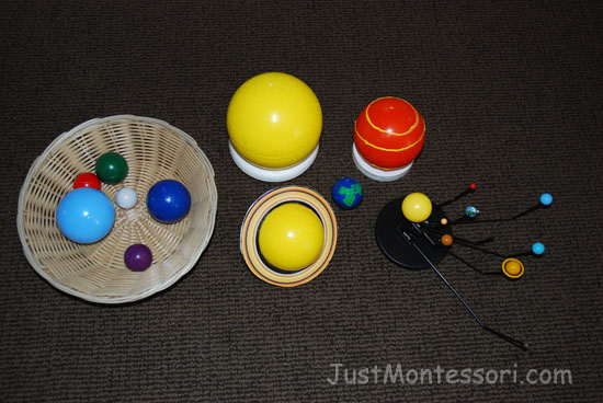 montessori solar system for preschool