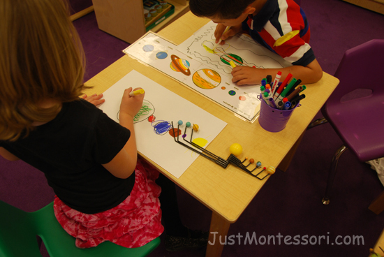 Drawing the Solar System