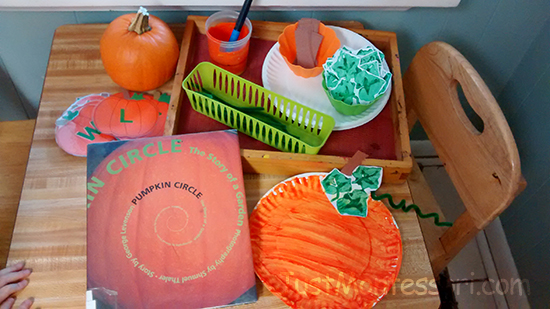 Pumpkin Book with Art 