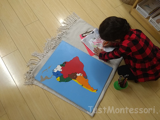South America Map Coloring