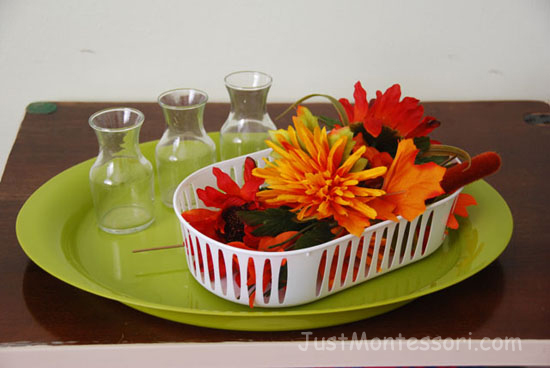 Fall Flower Arranging