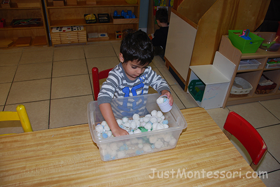 Winter Sensory Tub