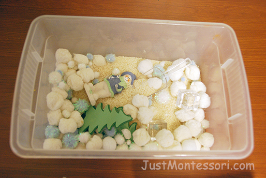 Winter Sensory Tub