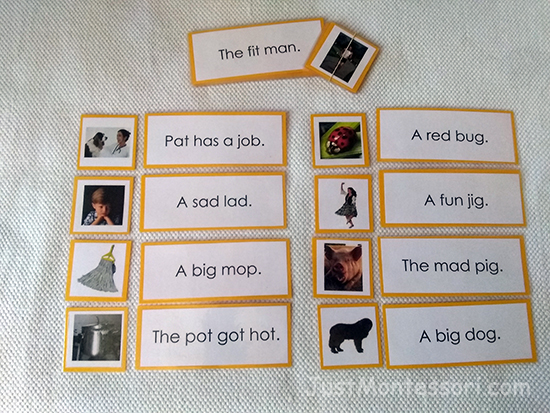 Sentences with Pictures  -  2 and 3